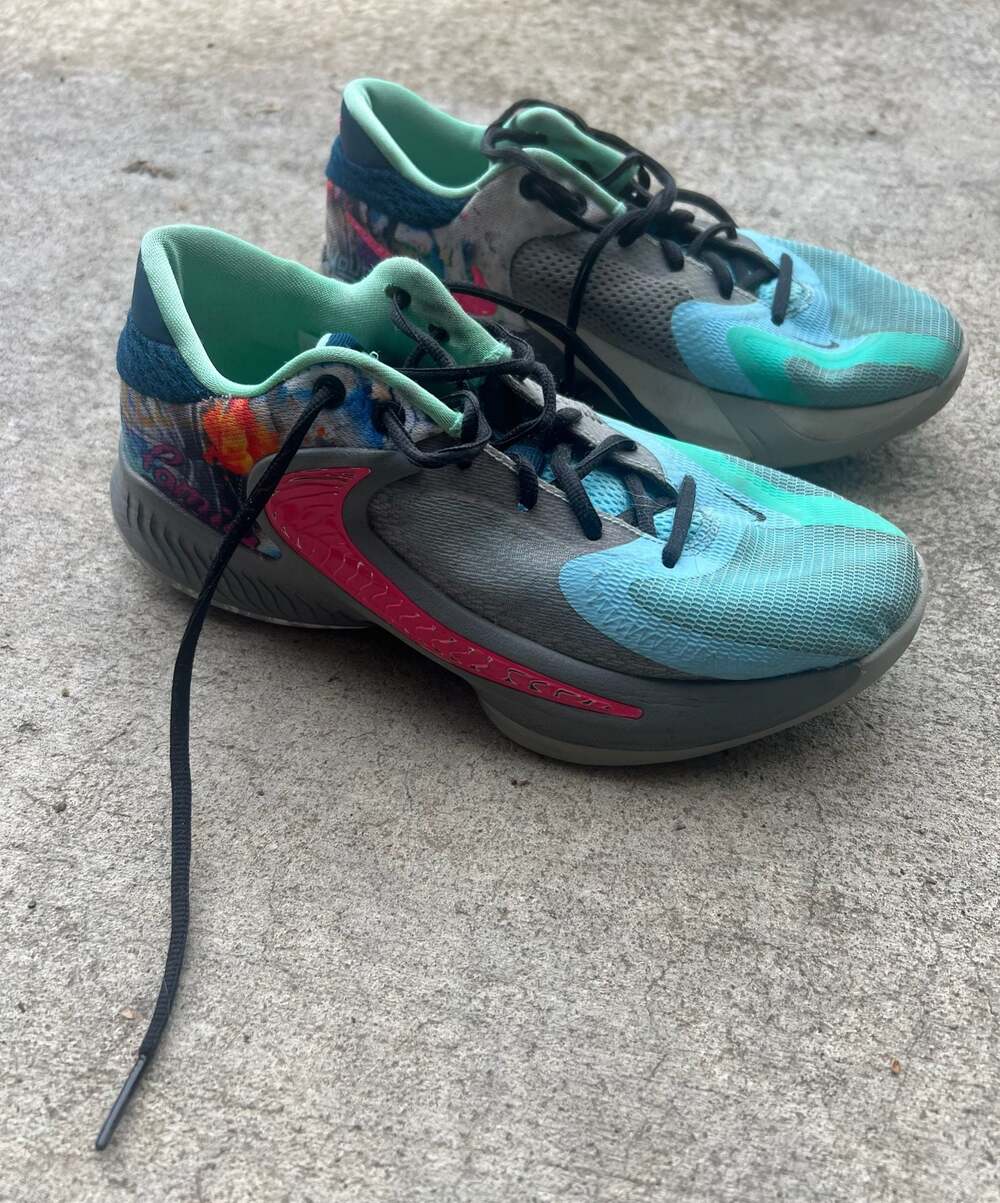 Zoom Freak 4 SE GS 'Family' - Nike - gray pink blue green size 6.5 Y
